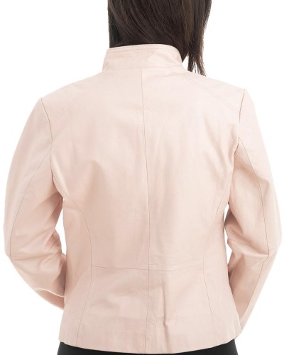 Γνήσιο Γυναικέιο Δερμάτινο Μπουφάν - H24