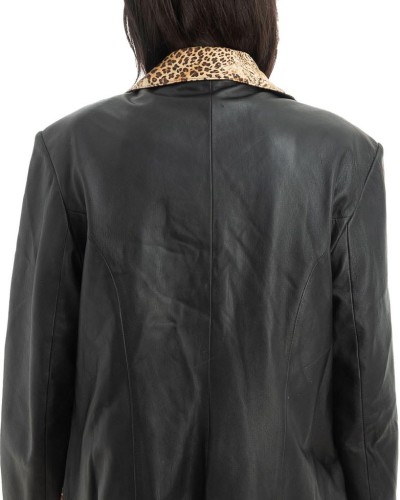 Γνήσιο Γυναικέιο Δερμάτινο Μπουφάν - H26