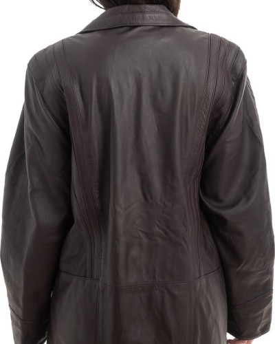 Γνήσιο Γυναικέιο Δερμάτινο Μπουφάν - H29