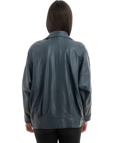 Γνήσιο Γυναικέιο Δερμάτινο Μπουφάν - H30