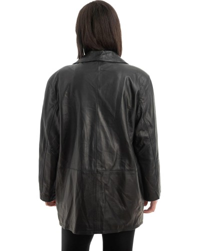 Γνήσιο Γυναικέιο Δερμάτινο Σακάκι - H32