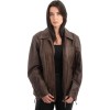 Γνήσιο Γυναικέιο Δερμάτινο Μπουφάν - H53