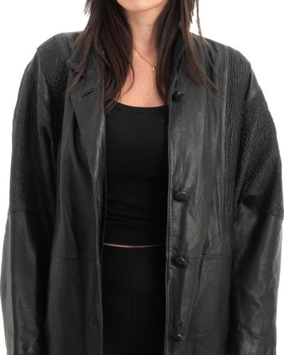 Γνήσιο Γυναικέιο Δερμάτινο Μπουφάν - H58