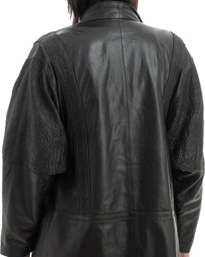 Γνήσιο Γυναικέιο Δερμάτινο Μπουφάν - H58