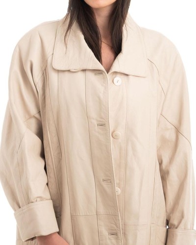 Γνήσιο Γυναικέιο Δερμάτινο Σακάκι - H60