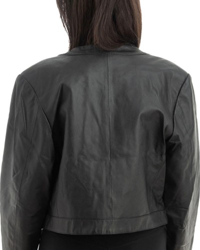 Γνήσιο Γυναικέιο Δερμάτινο Μπουφάν - H70