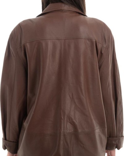 Γνήσιο Γυναικέιο Δερμάτινο Σακάκι - H71