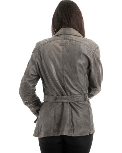 Γνήσιο Γυναικέιο Δερμάτινο Μπουφάν - H80