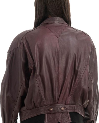 Γνήσιο Γυναικέιο Δερμάτινο Μπουφάν - H81