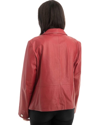 Γνήσιο Γυναικέιο Δερμάτινο Σακάκι - H83