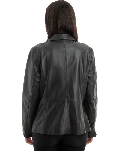 Γνήσιο Γυναικέιο Δερμάτινο Σακάκι - H85