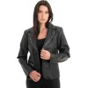 Γνήσιο Γυναικέιο Δερμάτινο Σακάκι - H89