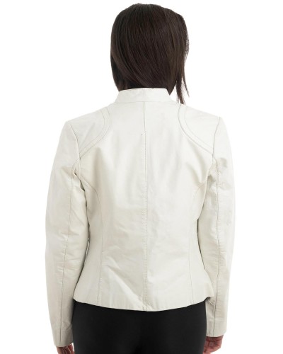 Γνήσιο Γυναικέιο Δερμάτινο Μπουφάν - H95