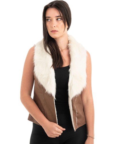 Γυναικείο Μουτόν Γιλέκο - H435