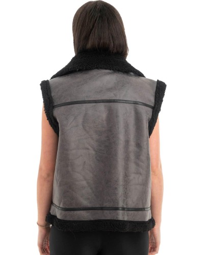 Γυναικείο Μουτόν Γιλέκο - H464