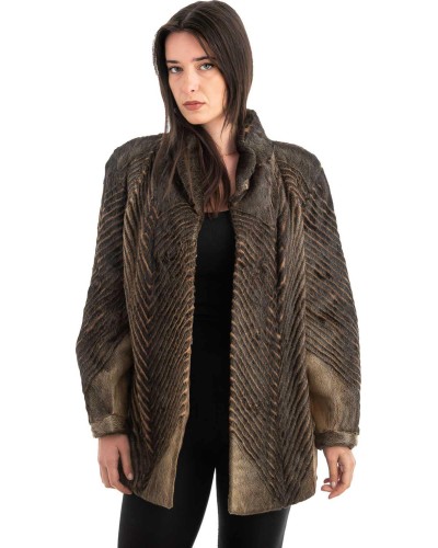 Γνήσια Γυναικεία Φυσική Γούνα - H752