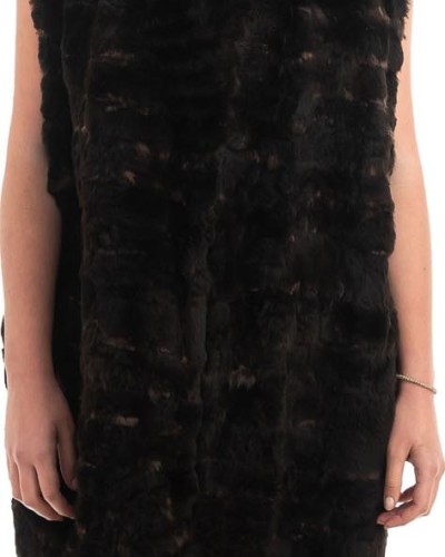 Γνήσια Γυναικεία Φυσική Γούνα Γιλέκο - H784