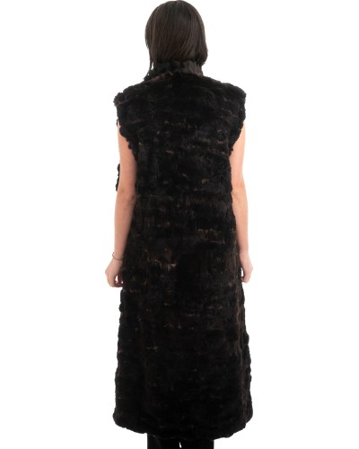 Γνήσια Γυναικεία Φυσική Γούνα Γιλέκο - H784