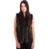 Γνήσια Γυναικεία Φυσική Γούνα Γιλέκο - H853