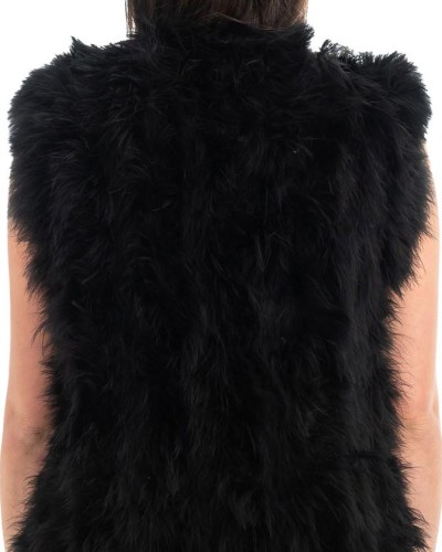 Γνήσια Γυναικεία Φυσική Γούνα Γιλέκο - H868