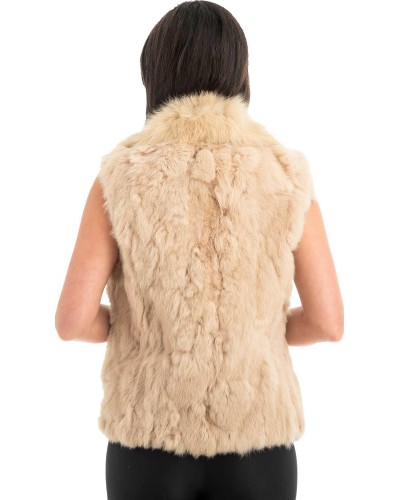 Γνήσια Γυναικεία Φυσική Γούνα Γιλέκο - H874