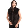 Γνήσια Γυναικεία Φυσική Γούνα Γιλέκο - H879