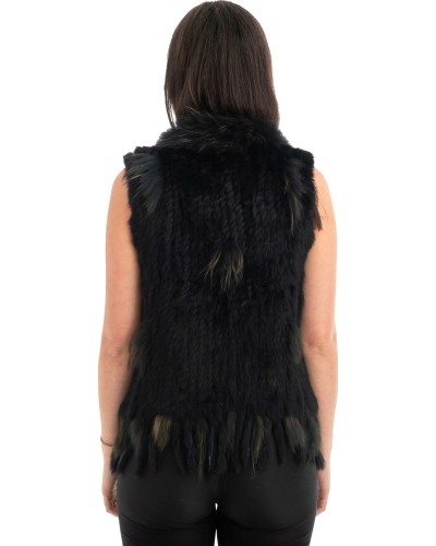 Γνήσια Γυναικεία Φυσική Γούνα Γιλέκο - H885