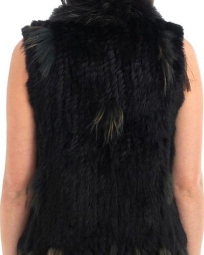 Γνήσια Γυναικεία Φυσική Γούνα Γιλέκο - H885
