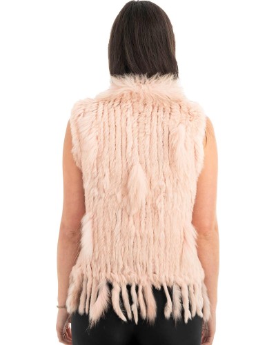 Γνήσια Γυναικεία Φυσική Γούνα Γιλέκο - H888