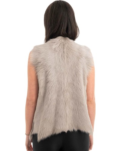 Γνήσια Γυναικεία Φυσική Γούνα Γιλέκο - H890