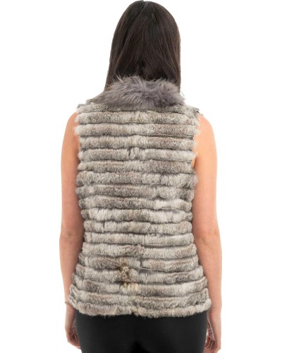 Γνήσια Γυναικεία Φυσική Γούνα Γιλέκο - H902