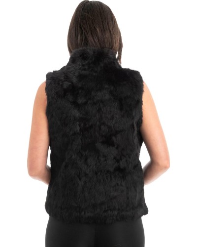 Γνήσια Γυναικεία Φυσική Γούνα Γιλέκο - H978