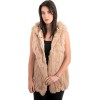 Γνήσια Γυναικεία Φυσική Γούνα Γιλέκο - H980
