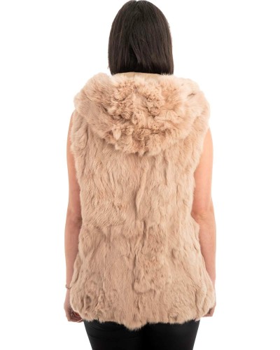Γνήσια Γυναικεία Φυσική Γούνα Γιλέκο - H980