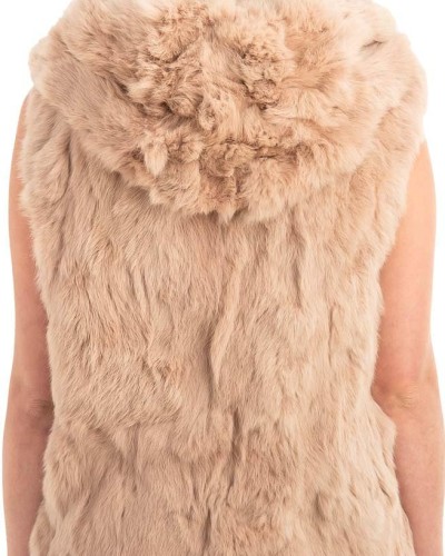 Γνήσια Γυναικεία Φυσική Γούνα Γιλέκο - H980