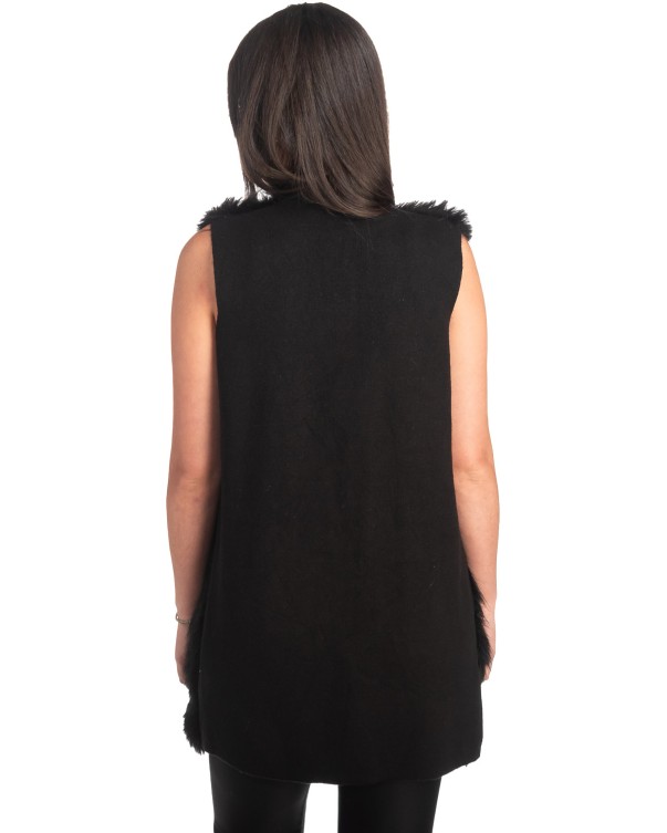 Γυναικείο Επώνυμο Μπουφάν Γιλέκο - K128