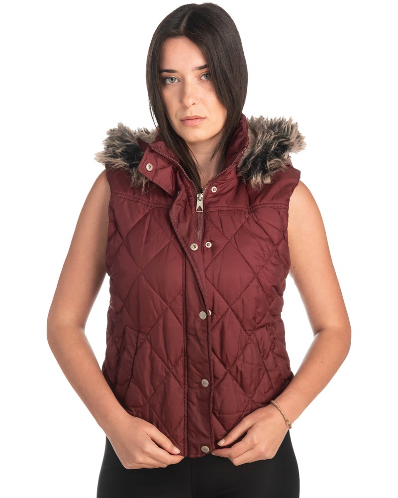 Γυναικείο Επώνυμο Μπουφάν Γιλέκο - K130