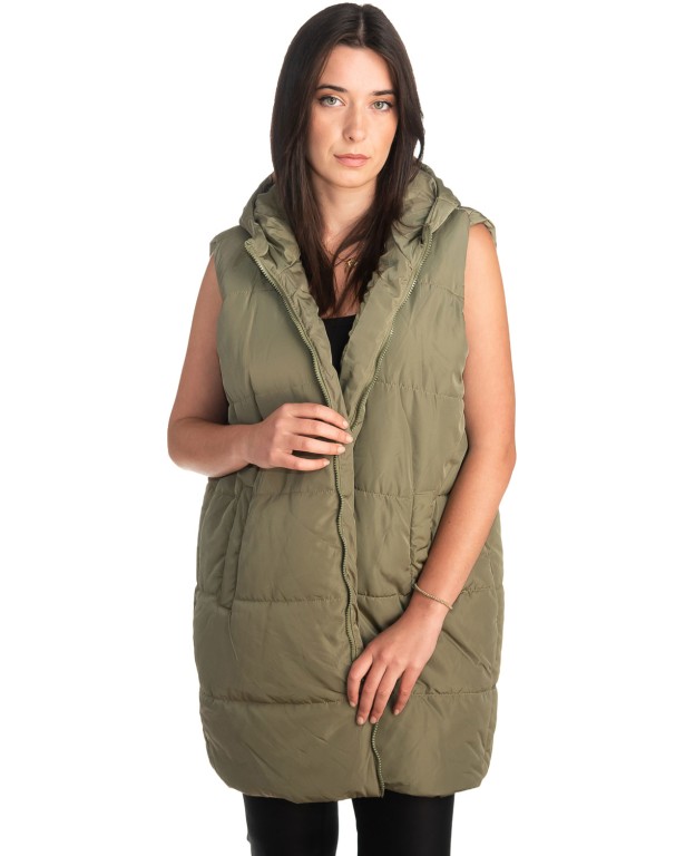 Γυναικείο Επώνυμο Μπουφάν Γιλέκο - K226