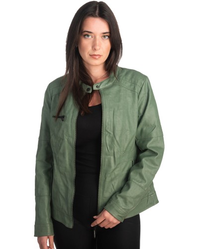 Δερμάτινο γυναικείο μπουφάν - K258