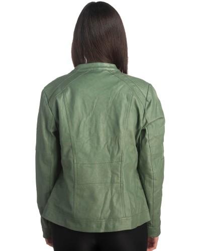 Δερμάτινο γυναικείο μπουφάν - K258