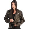 Δερμάτινο γυναικείο μπουφάν - K260