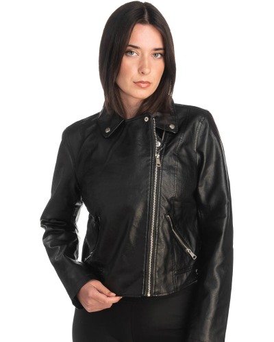 Δερμάτινο γυναικείο μπουφάν - K271