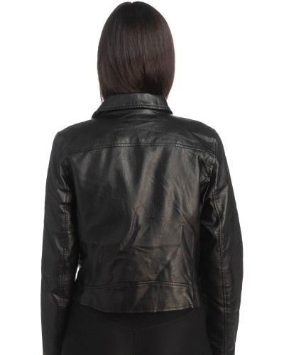 Δερμάτινο γυναικείο μπουφάν - K271