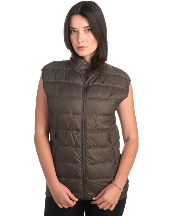 Γυναικείο Επώνυμο Μπουφάν Γιλέκο - K296