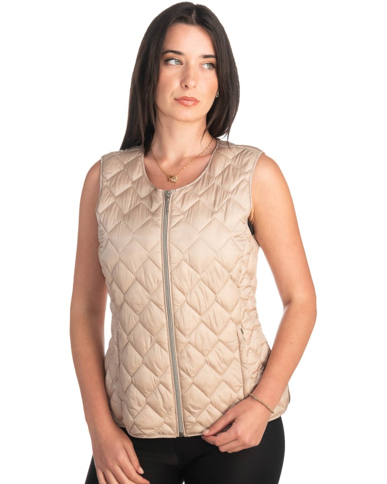 Γυναικείο Επώνυμο Μπουφάν Γιλέκο - K332