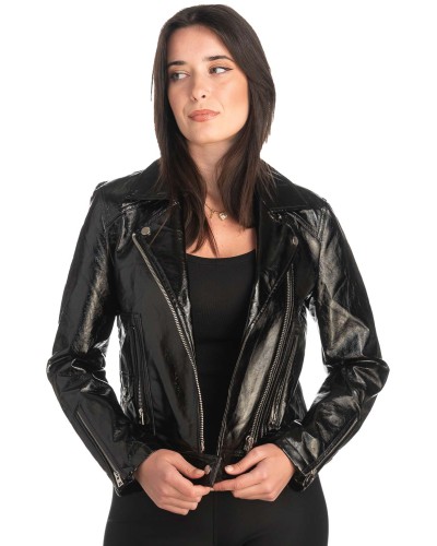Δερμάτινο γυναικείο μπουφάν - K344
