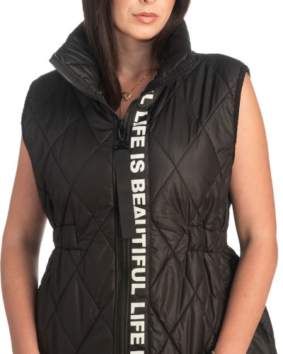 Γυναικείο Επώνυμο Μπουφάν Γιλέκο - K375