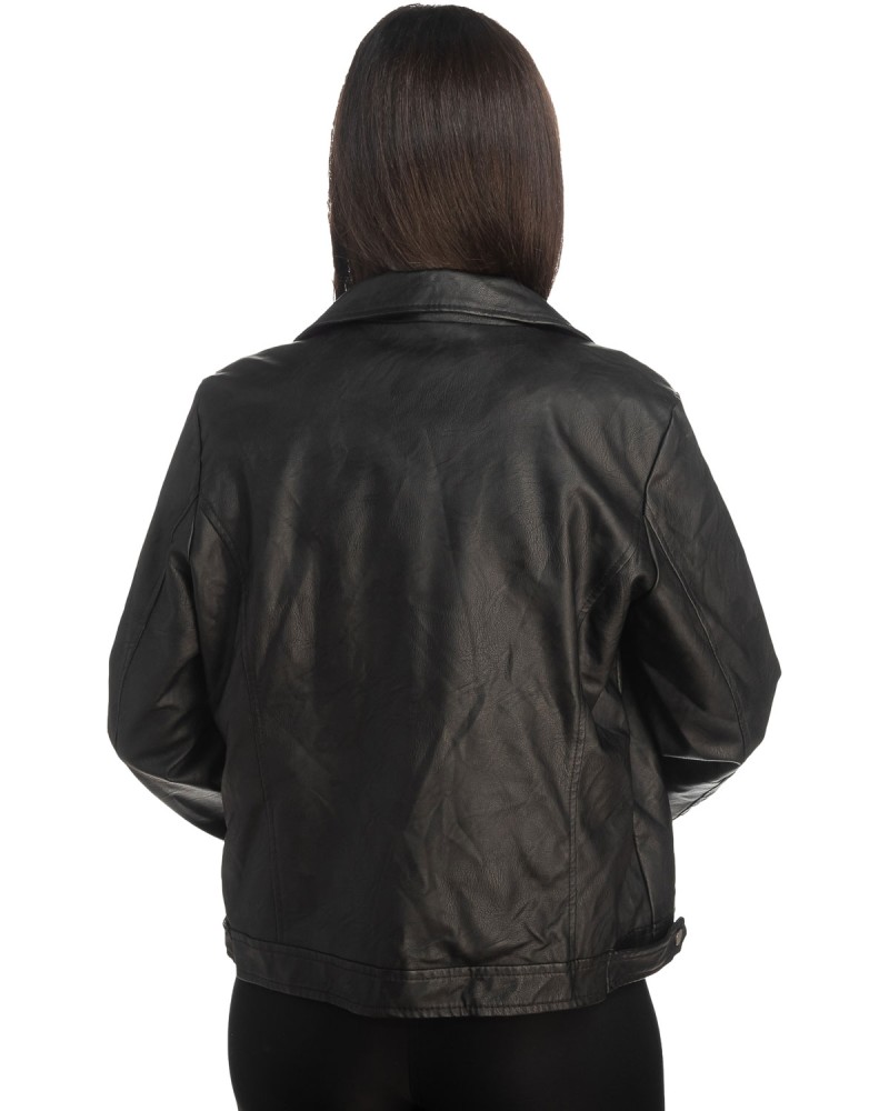 Δερμάτινο γυναικείο μπουφάν - K385