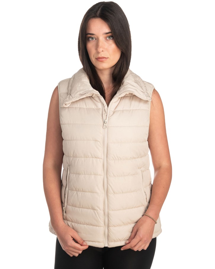 Γυναικείο Επώνυμο Μπουφάν Γιλέκο - K388