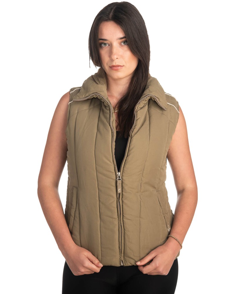 Γυναικείο Επώνυμο Μπουφάν Γιλέκο - K405